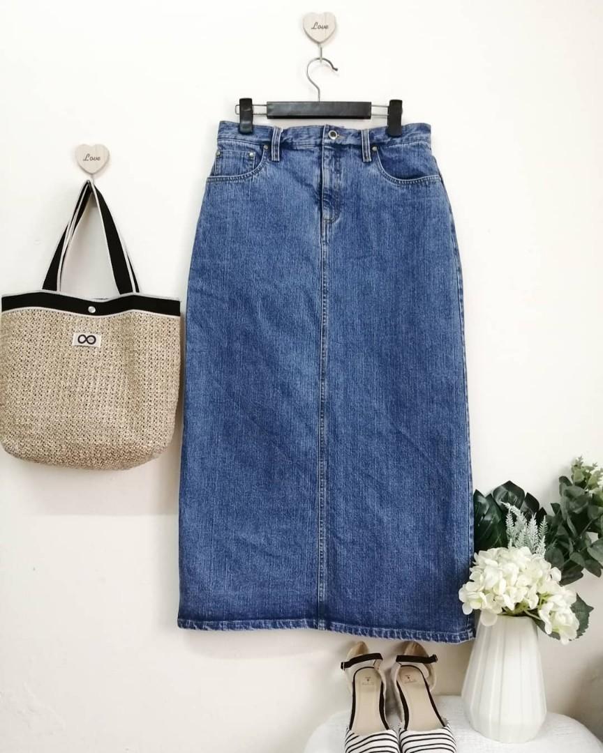 Chadwicks top denim skirt