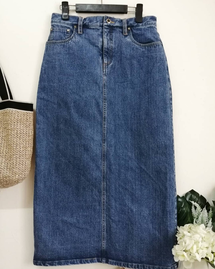 Chadwicks top denim skirt