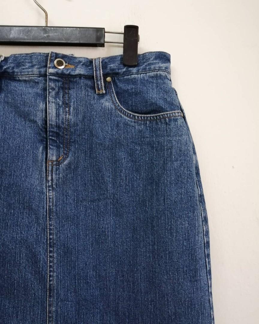 Chadwicks store denim skirt