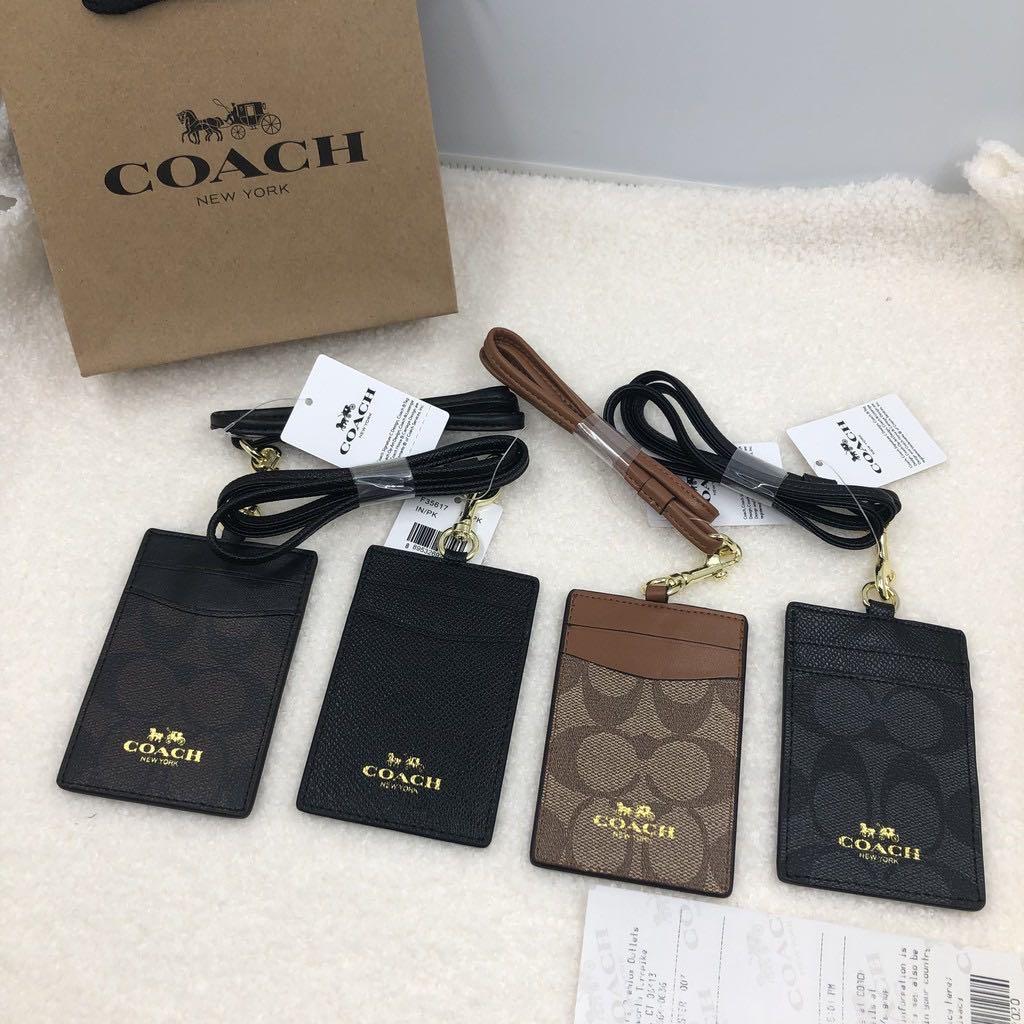 Coach tag wallet sale