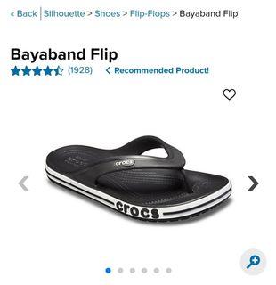 mens crocs flip flops size 10