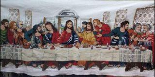 SALE!!!HANDMADE LAST SUPPER CROSS STITCH FOR SALE