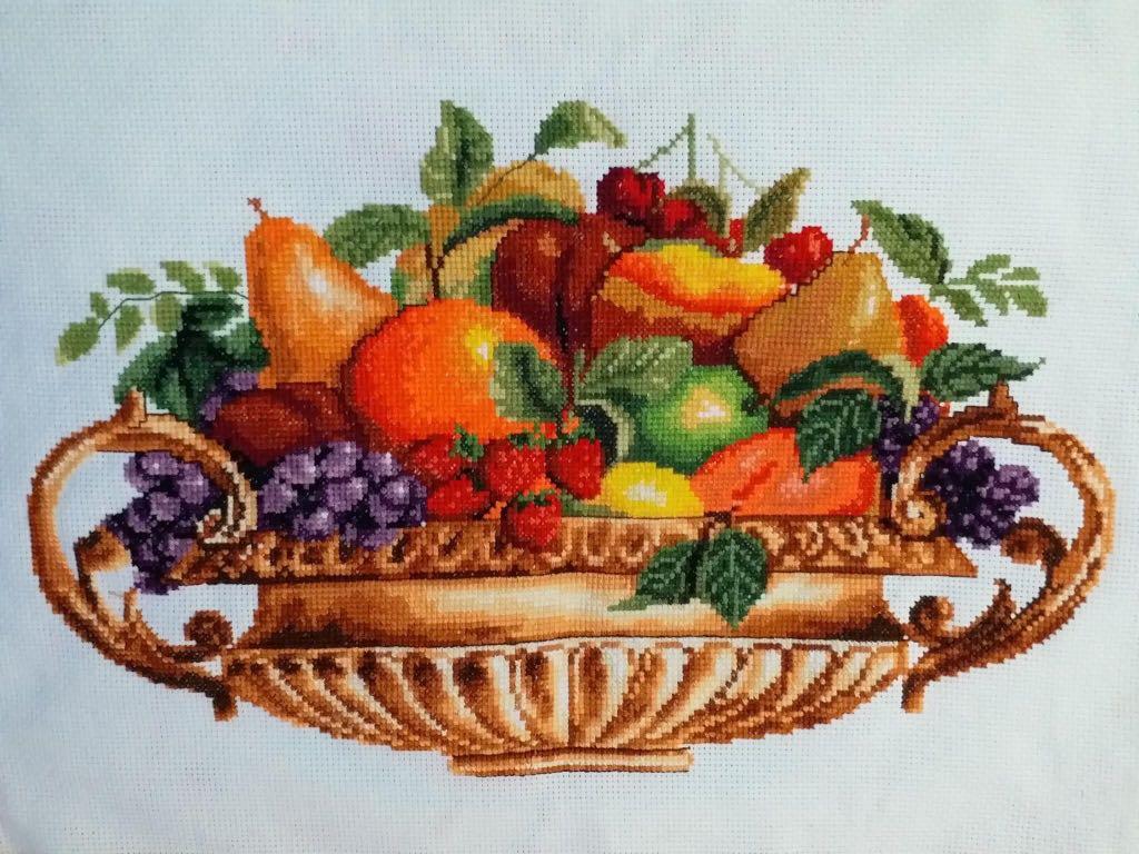 CROSS STITCH FOR SALE (FRUIT BASKET) (Category: Handmade Craft) located in Tarlac. Submitted by cjtin27 (Listing ID 1078508257, Image 1). Description: FINISHED CROSS STITCH FOR SALE (UNFRAMED) •Ready to frame •Perfect na pang wall display sa bahay •Lifetime home decor ✅Ready to ship and deliver nationwide ✅Buyer picks-up/pays for Shipping delivery ✅We also accept COD/Cash on delivery via LBC nationwide If you’re interested kindly leave a message.