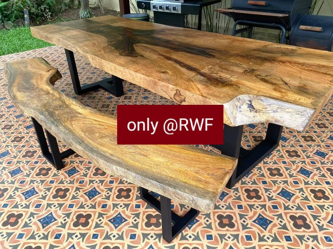 Custom made furniture In solid wood and steel legs, Furniture & Home