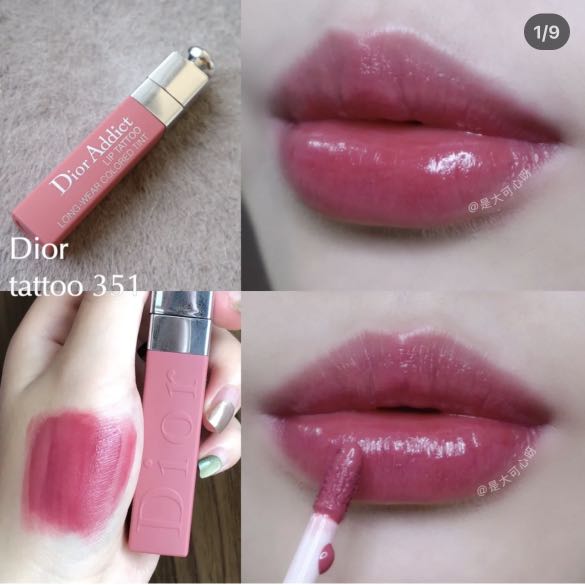 351 dior deals lip tattoo