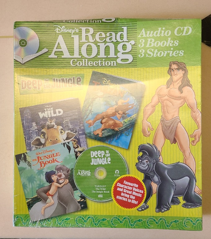 Disney Read Along Collection 3 Story Books and CD, 興趣及遊戲, 書本 & 文具, 小說及非 ...