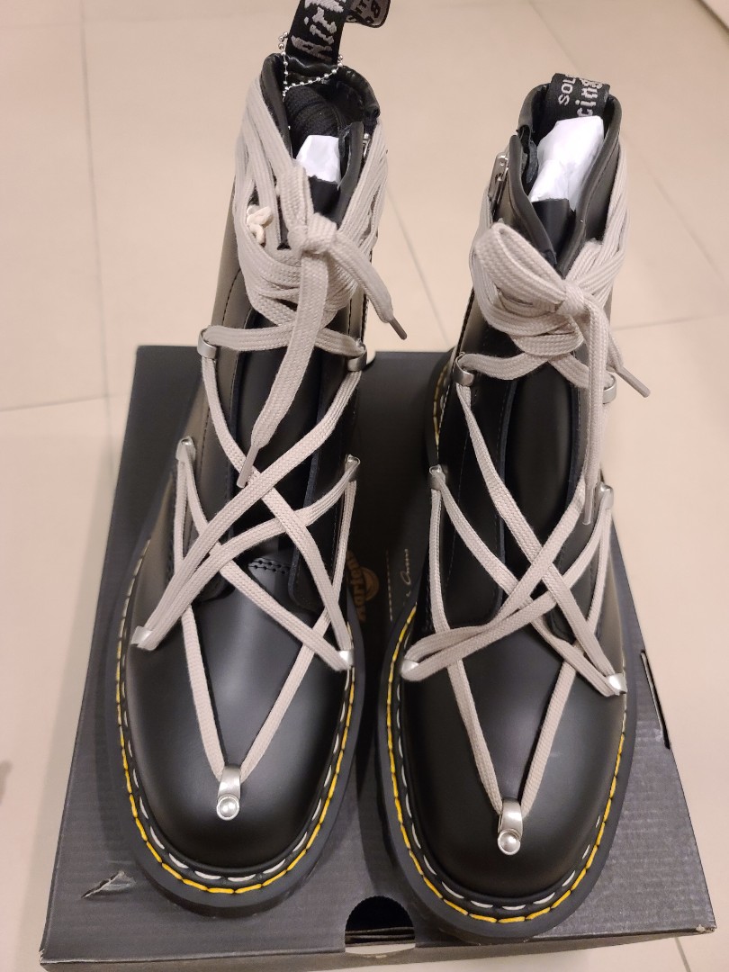 Dr Martens x Rick Owens UK9, Men's Fashion, Footwear, Boots on Carousell
