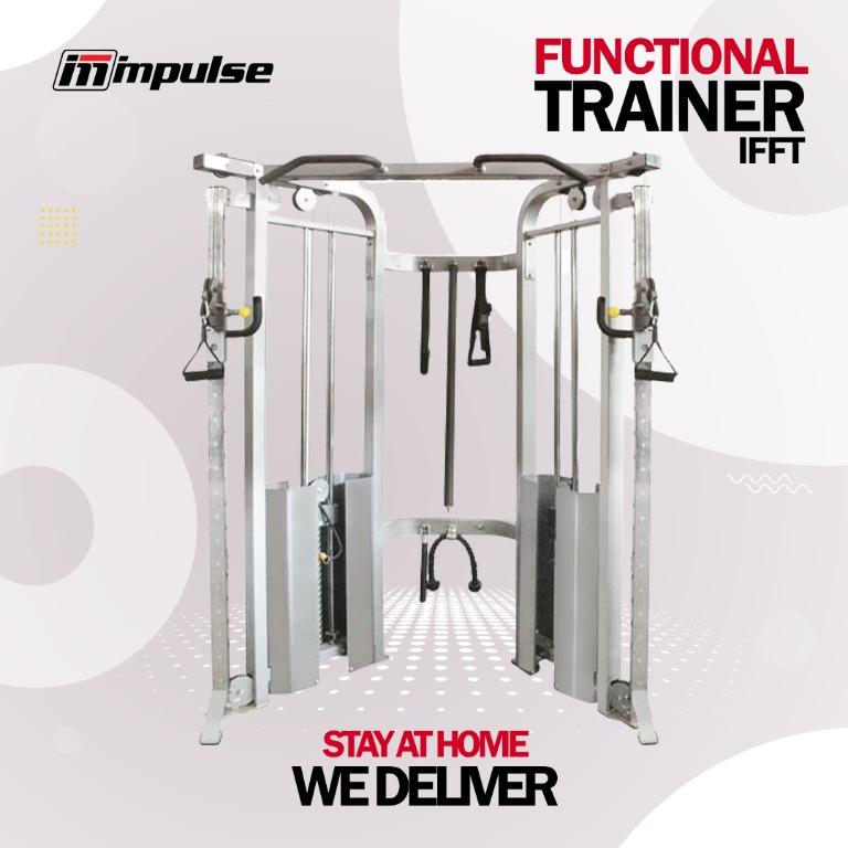 DUAL FUNCTIONAL TRAINER IMPULSE FITNESS Sports Equipment