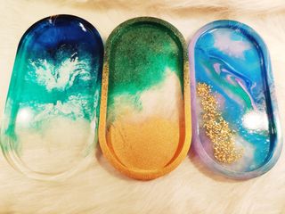 Resin cheap trinket dish