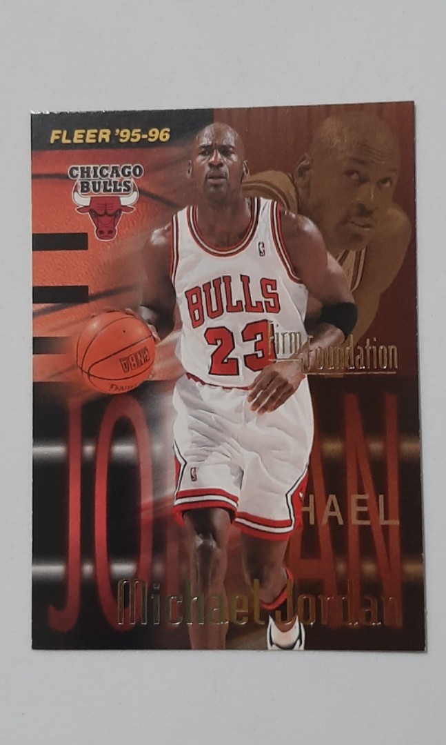 Fleer 9596 Michael Jordan Chicago Bulls Collectible NBA Sports Trading Card Basketball