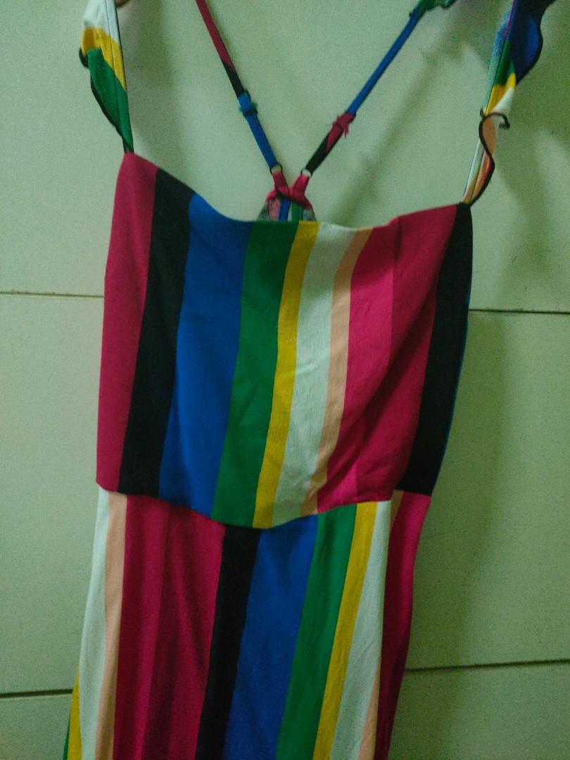 Forever 21 rainbow dress cheap