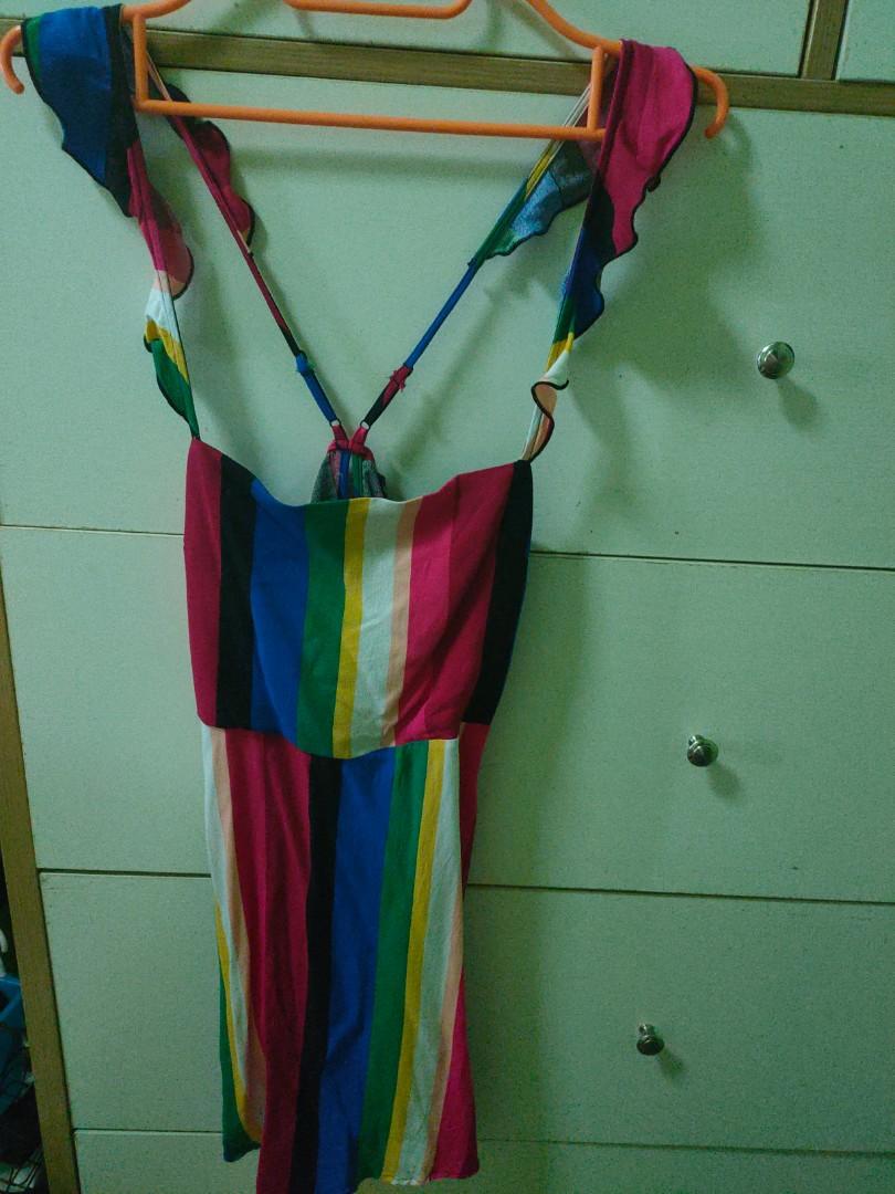 Rainbow dress forever 21 store