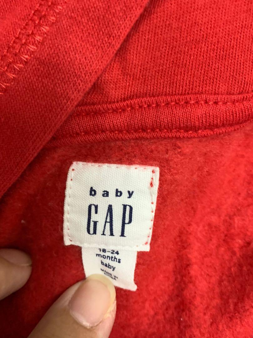 Gap （分類：嬰兒及小童流行時尚）位於 Hong Kong。 由 aabbcc2007 提交（商品編號 1078415767，圖片 3）。簡介： Gap 💰30元 適合18m至24m😌 疫情無出街😢只著過一兩次👈🏻 香港仔或海怡半島mtr交收✅。