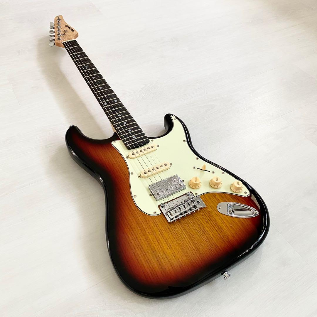 Strat with top stainless steel frets