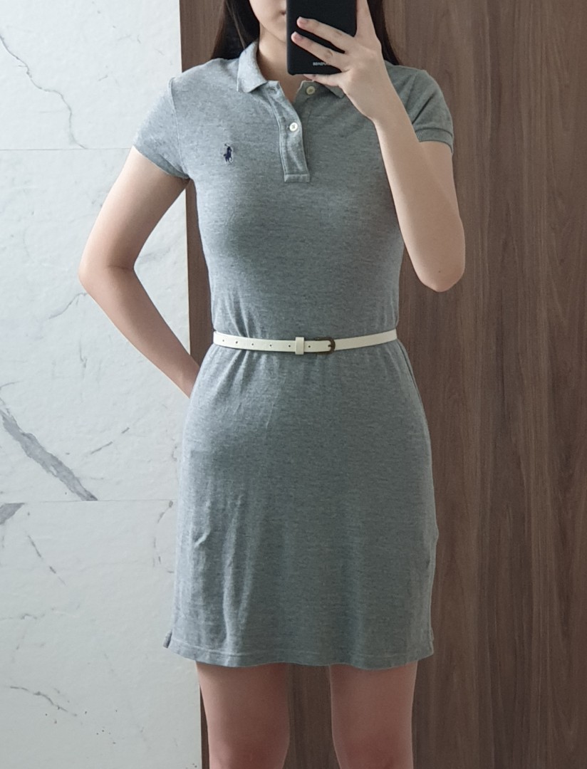 Grey polo shirt dress from Ralph Lauren Women s Fashion Dresses