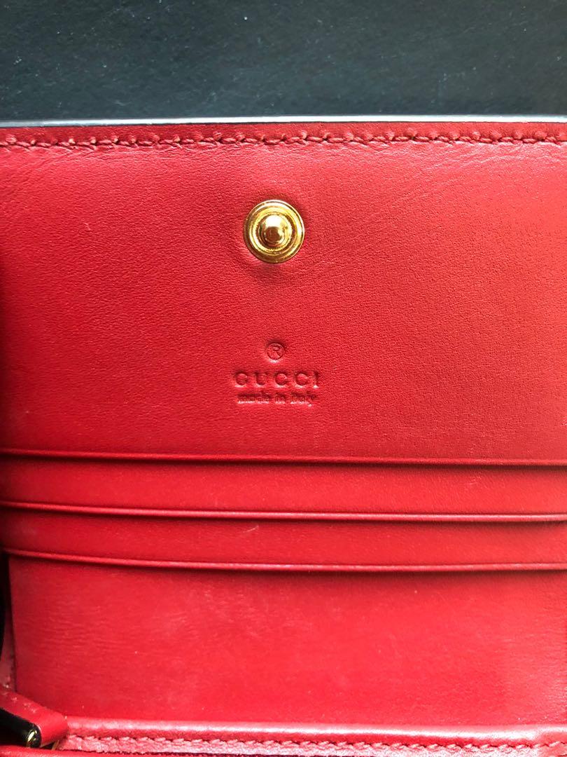 gucci love rainbow wallet