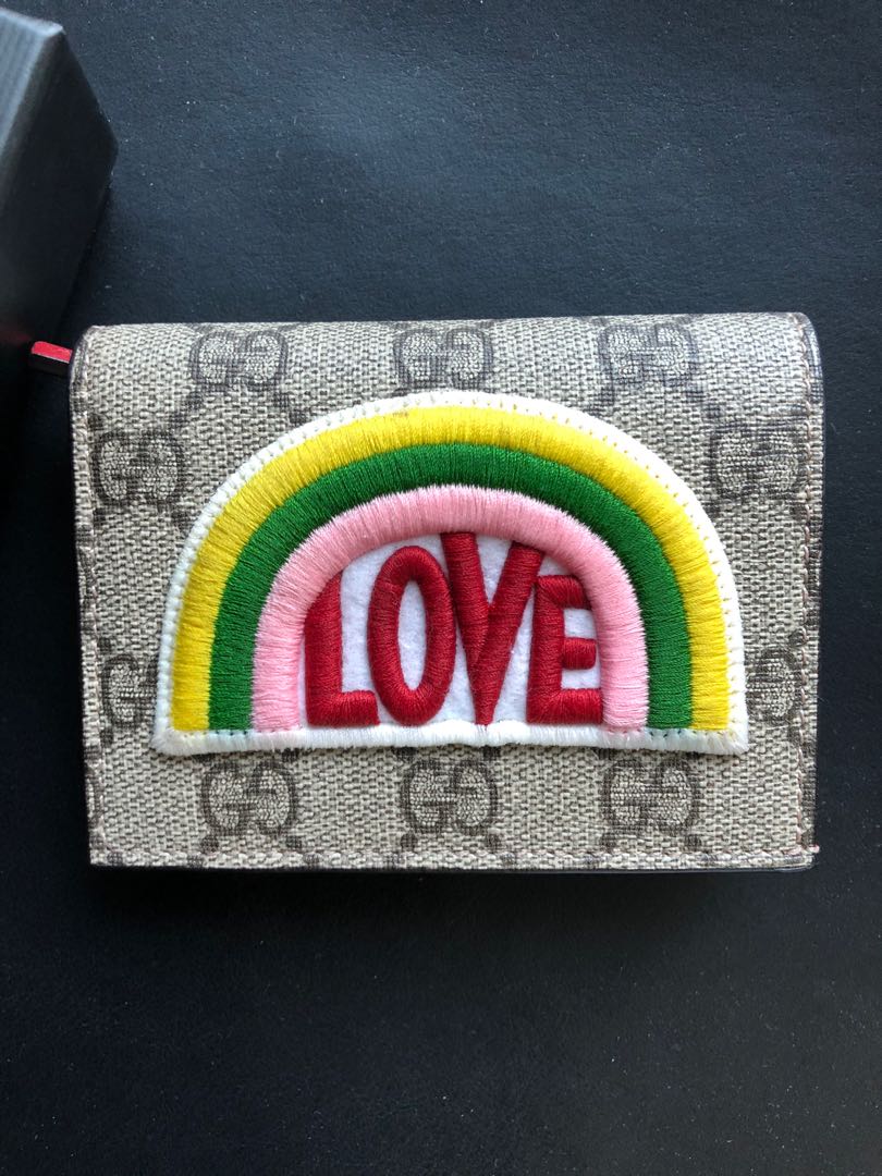 gucci rainbow wallet
