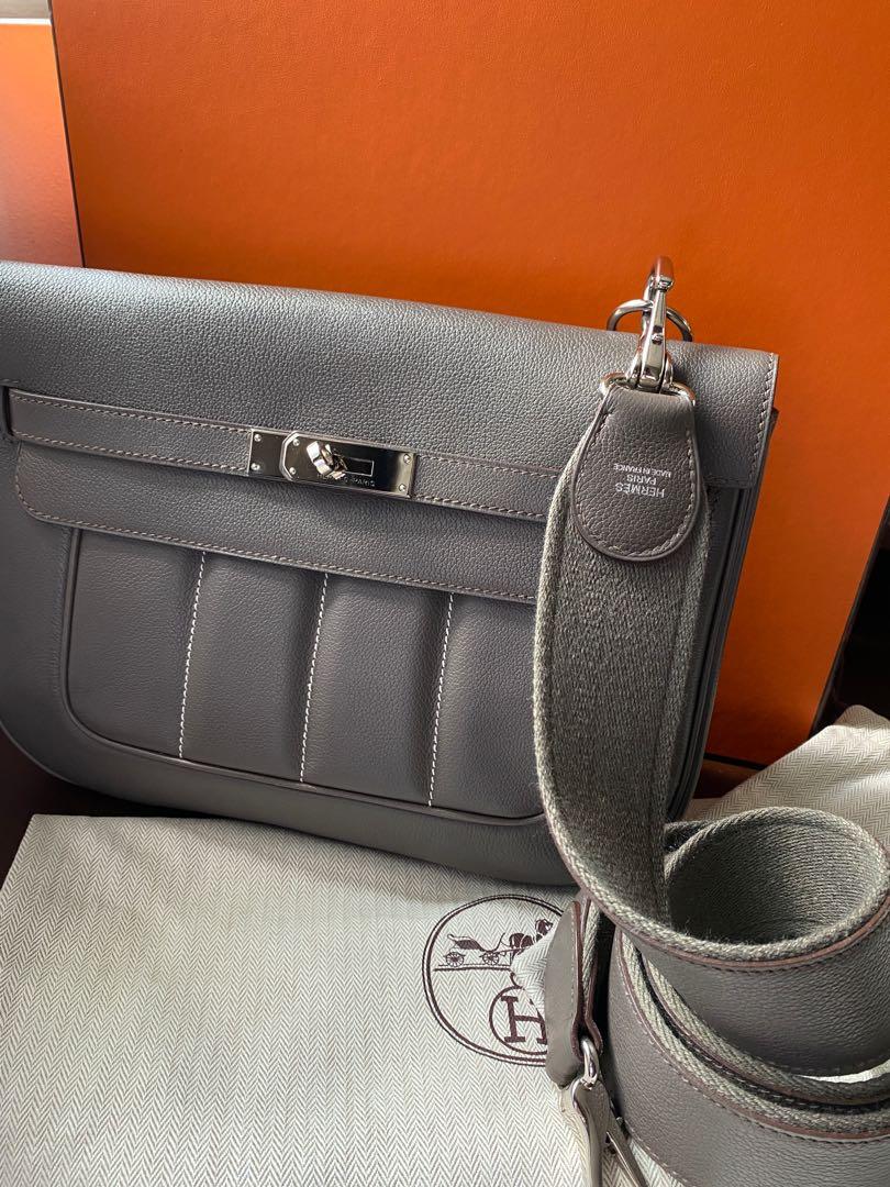 Hermes Berline 28 Etain in Swift Leather, Luxury, Bags & Wallets on  Carousell