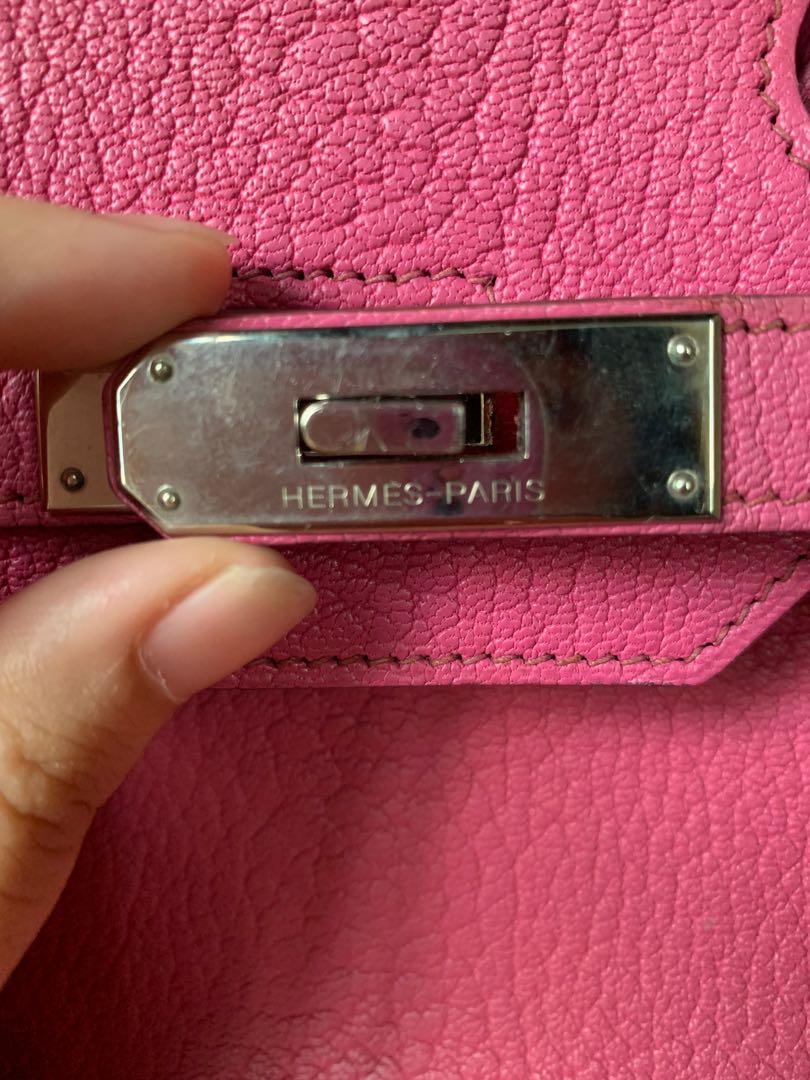 Hermes Birkin (Category: Luxury Bags & Wallets) located in Quezon City. Submitted by alysstrade (Listing ID 1078532721, Image 3). Description: Hermes Birkin Hac 32 Color: Rose Shocking Leather: Chevre Leather (goat skin) Dimension: 32 x 25 x 16 cm Rank: AB Style: Birkin Hac Inclusions: dust bag and a box Price: 680,000php. .