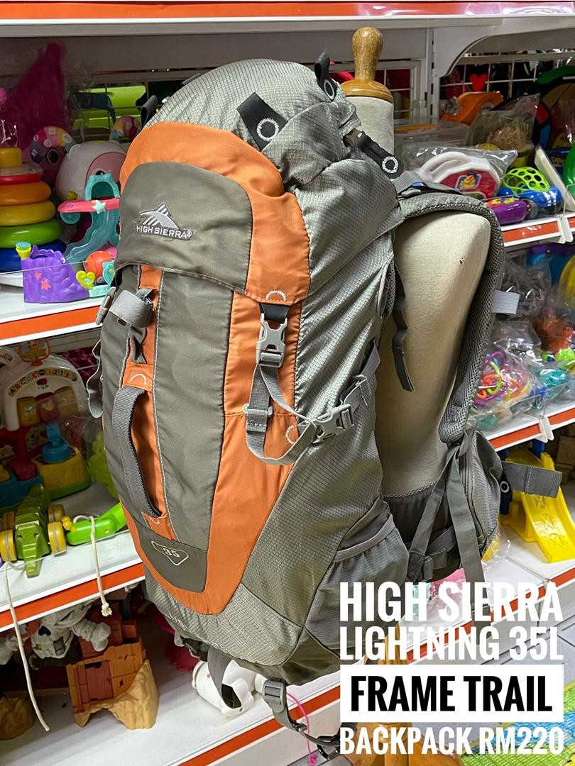 High Sierra Lightning 35L Frame Trail Backpack