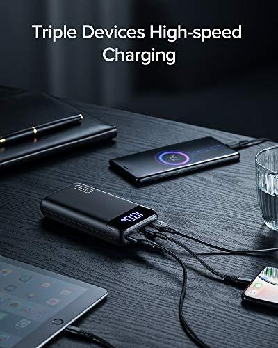 INIU Power Bank, 20W PD3.0 QC4.0 Fast Charging LED Display 20000mAh  Portable Charger, 3A Outputs Flashlight Phone Battery Pack Compatible with  iPhone on OnBuy