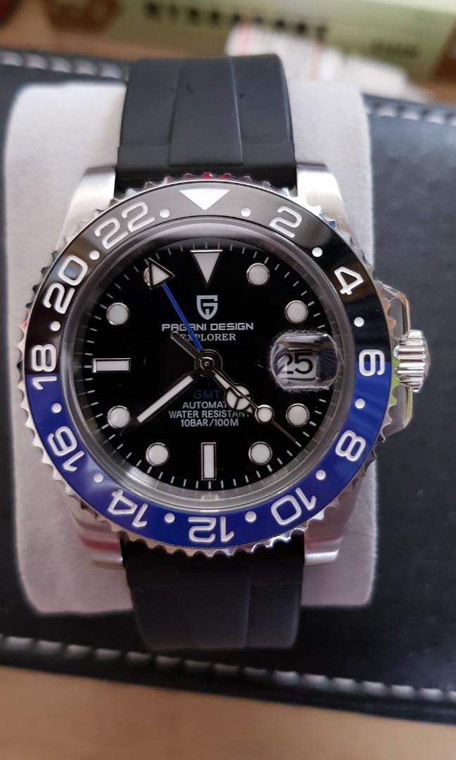 Jam Dive Watch Pagani Design GMT Batman Diving Men s Fashion