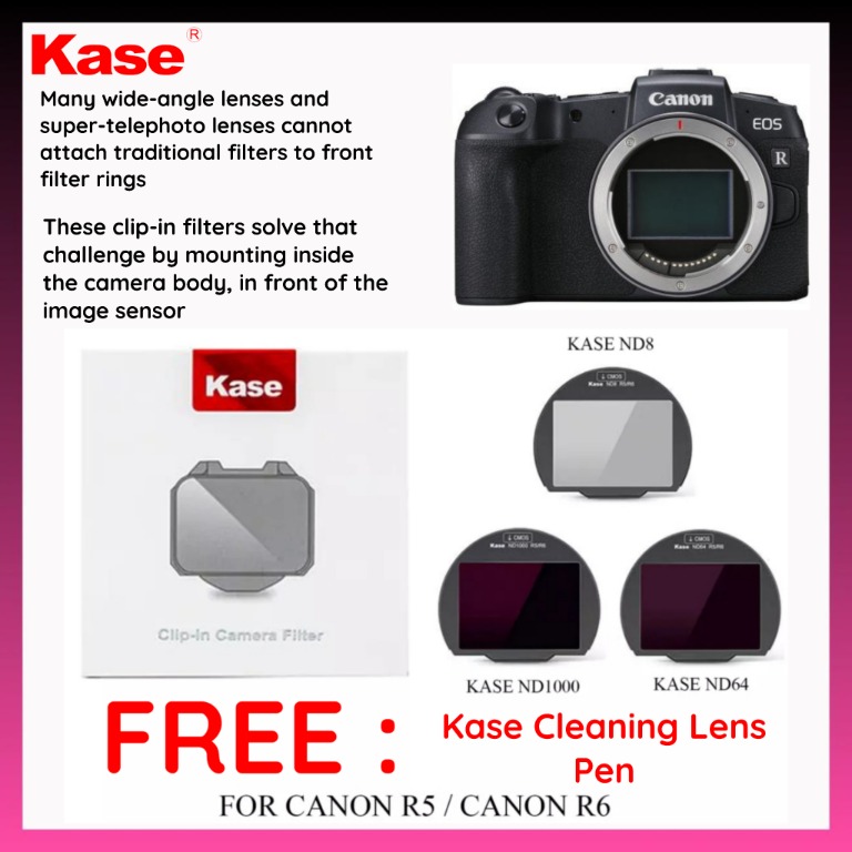 kase eos r5/r6用 センサー用ndフィルター nd1000 | reelemin242.com