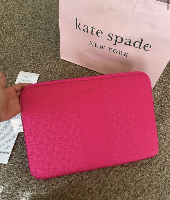 Kate spade laptop sleeves pink, Computers & Tech, Parts & Accessories,  Laptop Bags & Sleeves on Carousell