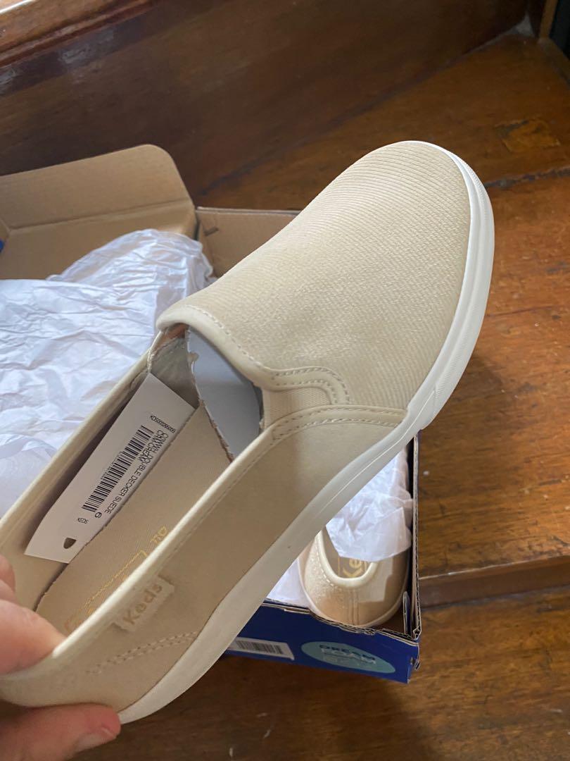 Keds double decker outlet suede cream