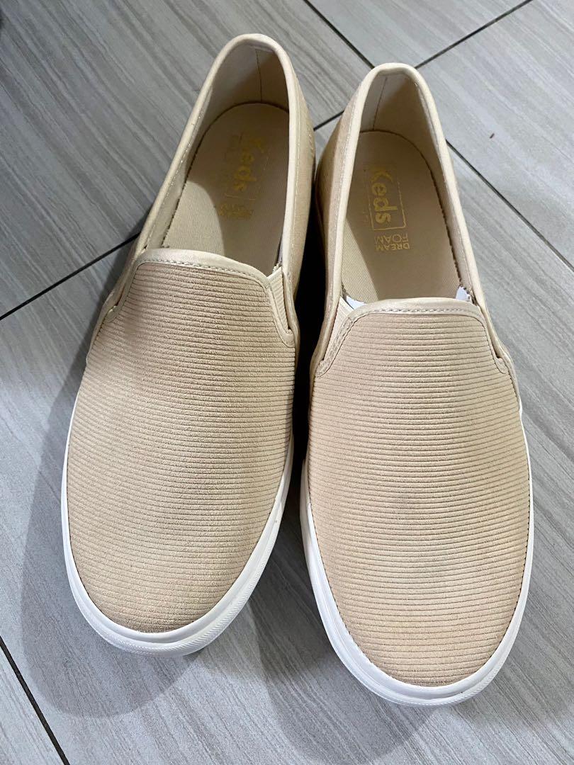 Keds double decker sales suede cream
