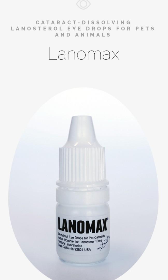 Lanomax Cataract Dissolving Lanosterol Eye Drops for Pet & Animals