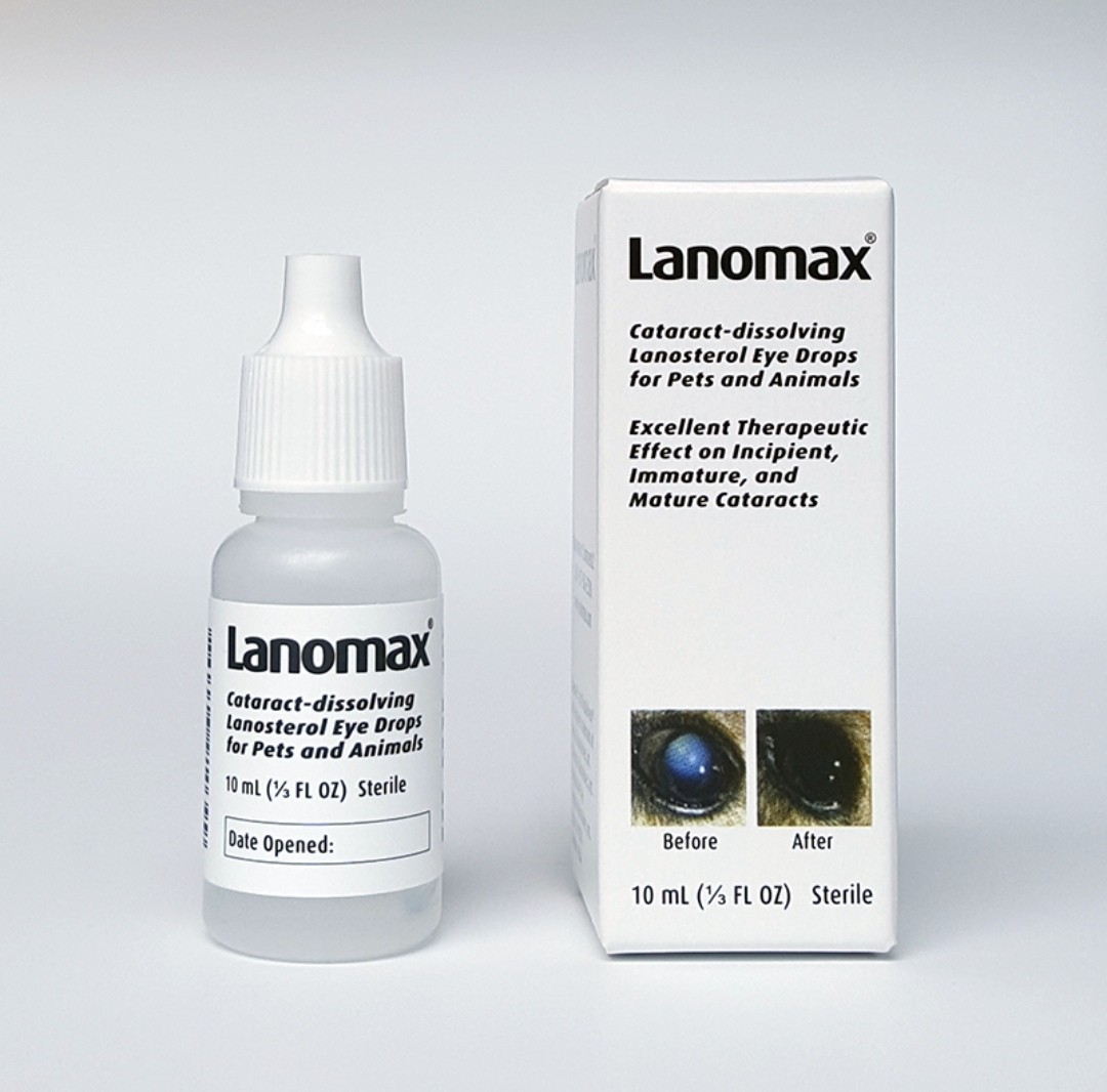 Lanomax Cataract Dissolving Lanosterol Eye Drops for Pet & Animals
