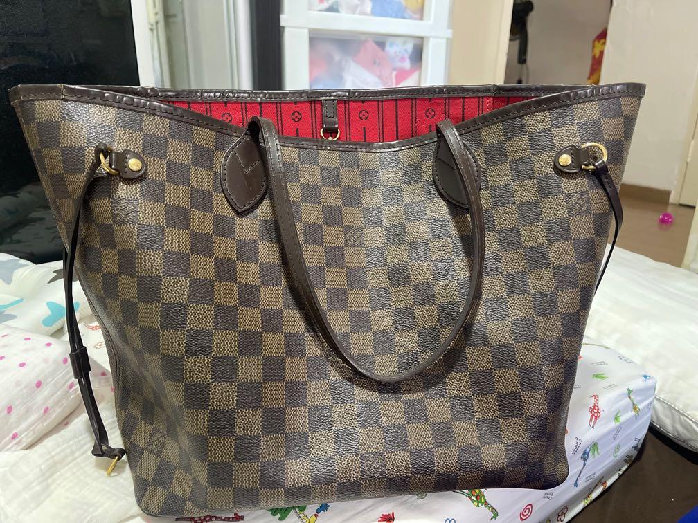 authentic lv neverfull gm