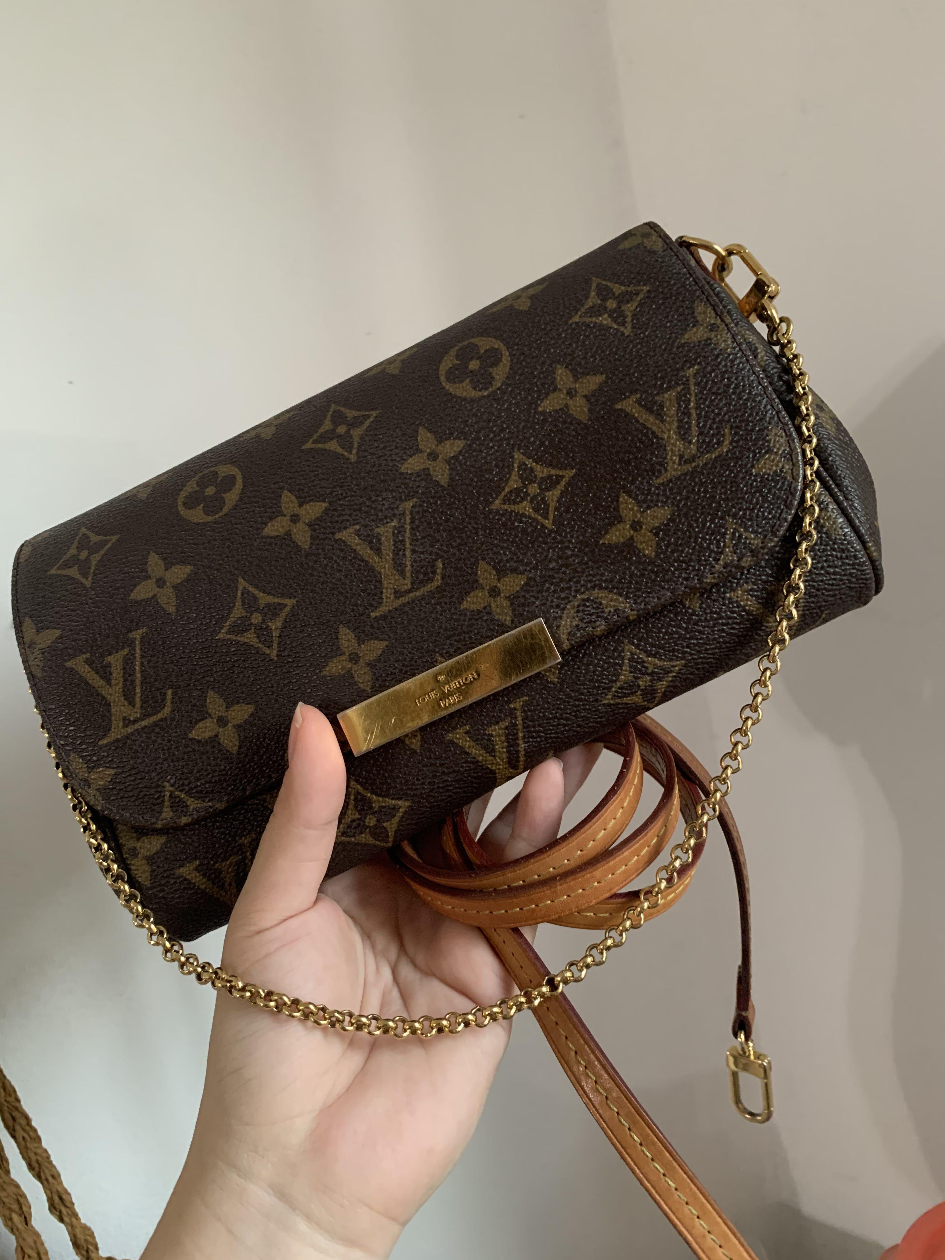 LV Favorite PM Size with Entrupy, Luxury, Bags & Wallets on Carousell