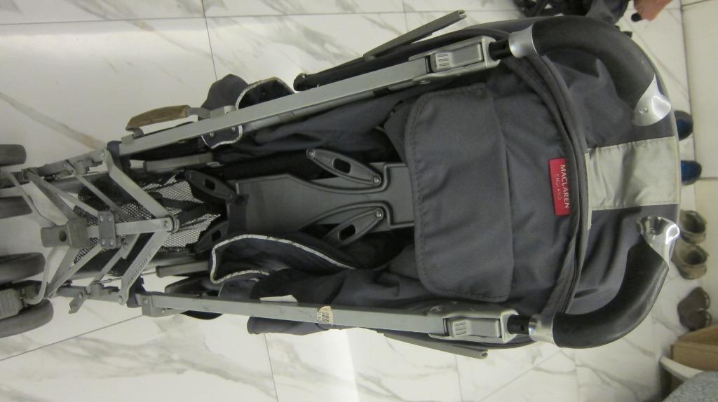 MacLaren Techno XT baby stroller (Category: Carriers & Slings) located in Mandaluyong City. Submitted by sinjin22 (Listing ID 1078486715, Image 3). Description: For sale: MacLaren Techno XT baby stroller Price is P7,500 flagship high-tech stroller with superior comfort, performance and sporty style Award-winning style, features, and safety. Techno XT sets the standard for easy maneuvering and smooth ride in a full-sized umbrella fold stroller. Fe