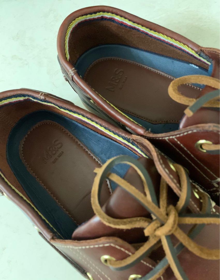 Marks Spencer Brown Boat Shoes