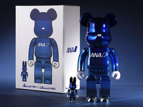 Medicom Toy BEARBRICK Chrome graduation ANA x Be@rbrick R@bbrick 