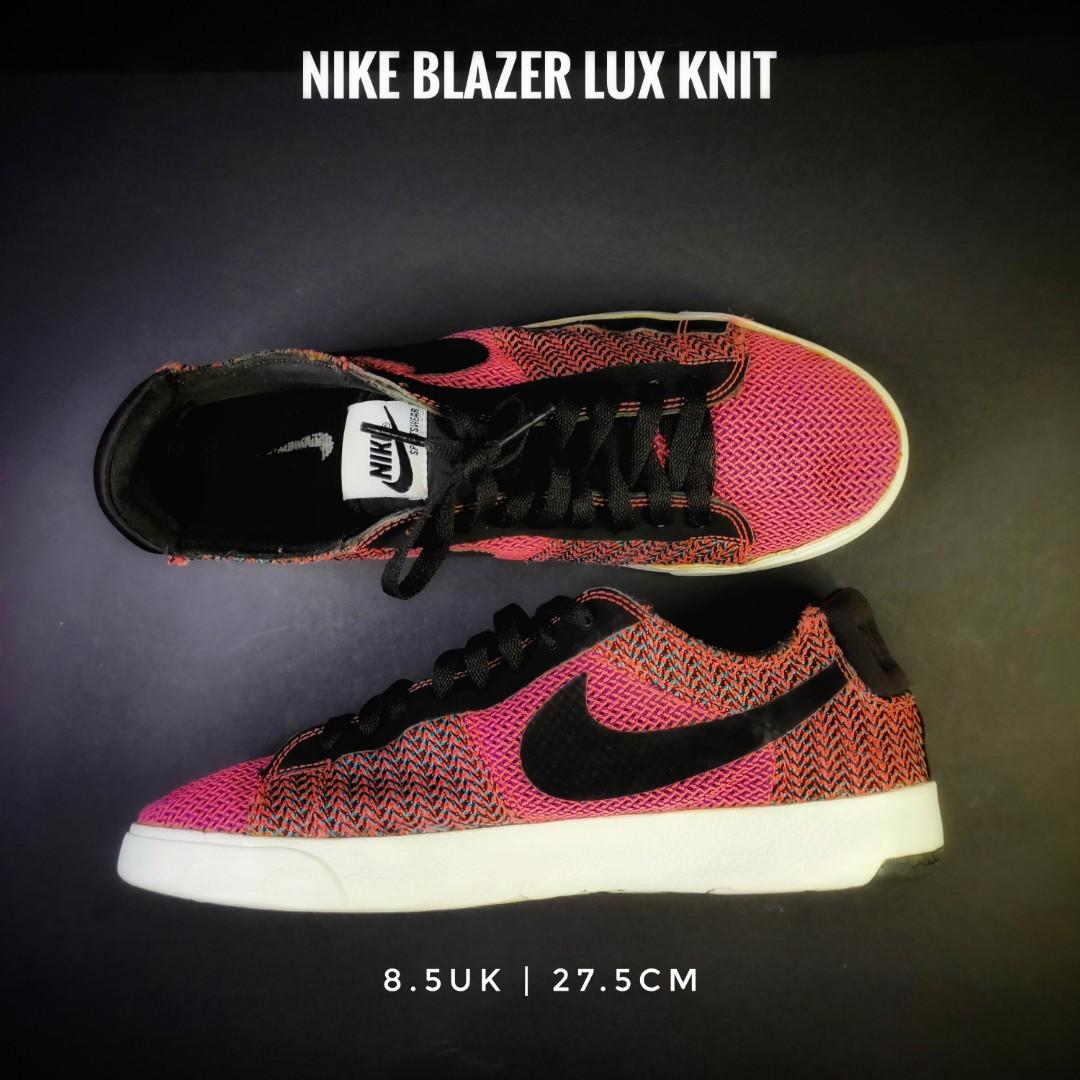 NIKE BLAZER LUX KNIT 8.5UK 27.5CM Men s Fashion Footwear Sneakers on Carousell