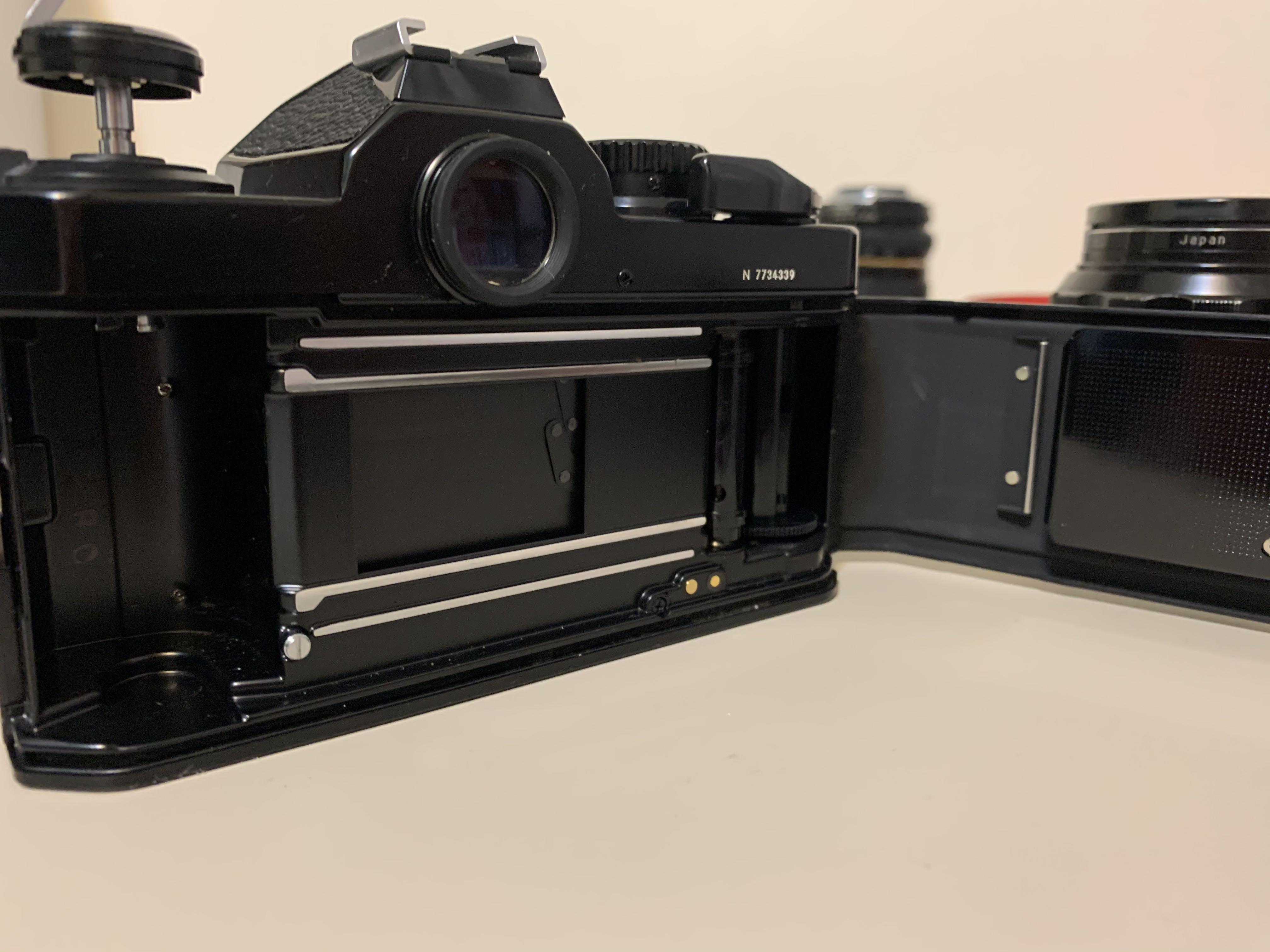 Nikon FM2 經典底片相機罕見黑 近美品聖誕交換禮物首選, 相機攝影