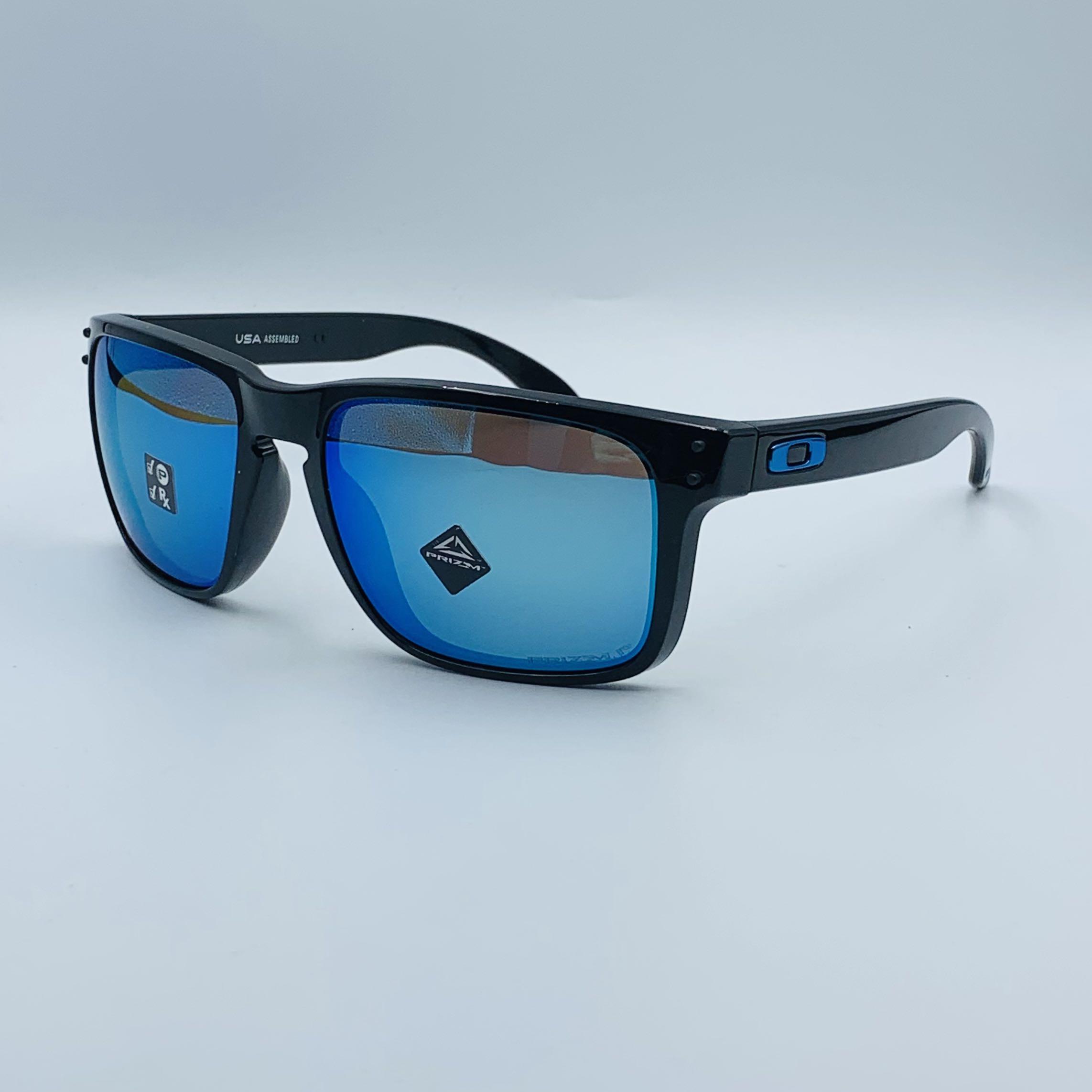 Oakley Holbrook XL Polarized Prizm Sapphire Polished Black Custom
