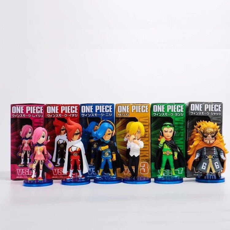 One Piece Germa 66 6pcs Set Wcf Pvc Action Figure Toys Games Action Figures Collectibles On Carousell