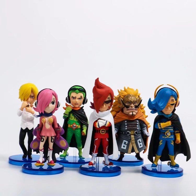 One Piece Germa 66 6pcs Set Wcf Pvc Action Figure Toys Games Action Figures Collectibles On Carousell