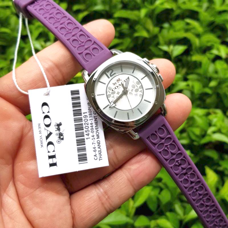 Coach rubber watch online