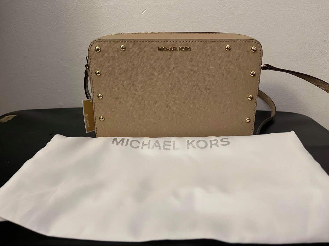 ORIGINAL Michael Kors Sandrine Stud Large EW Crossbody Ballet
