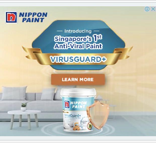 Paint VirusGuard+ Nippon Jotun Dulux (5 litres), Everything Else on