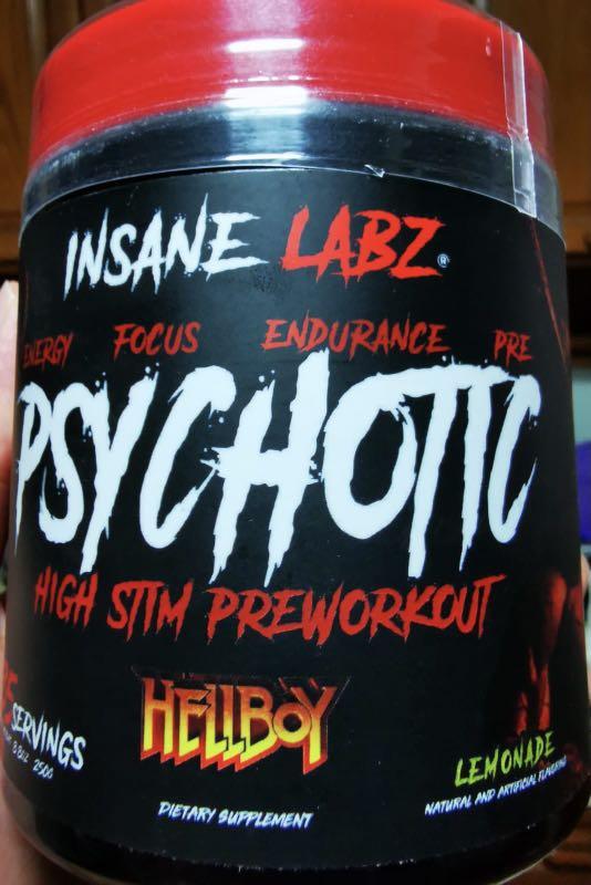 Preworkout Psychotic HELLBOY Edition, Men's Fashion ...