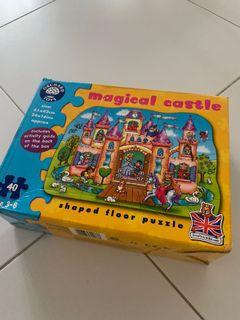 Puzzle magical castle 40 pieces 4-6 year
