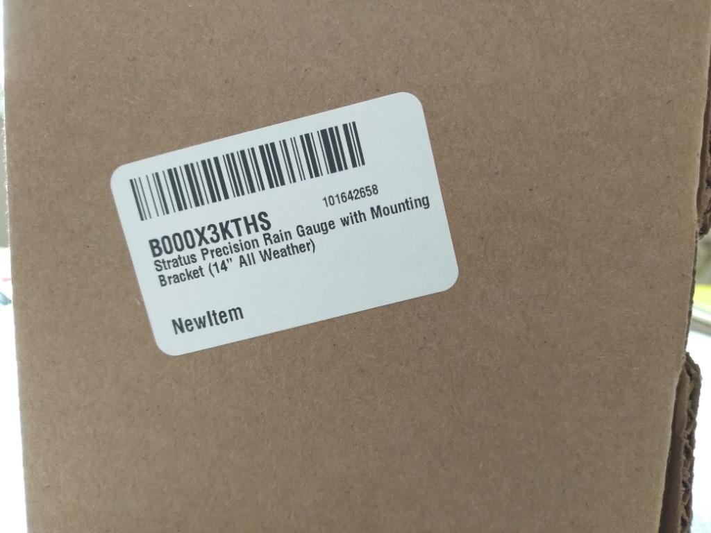 Rain Gauge, All Weather Rain Gauge, Funnel Rain Gauge, Precision Rain Gauge, US Model (Inches