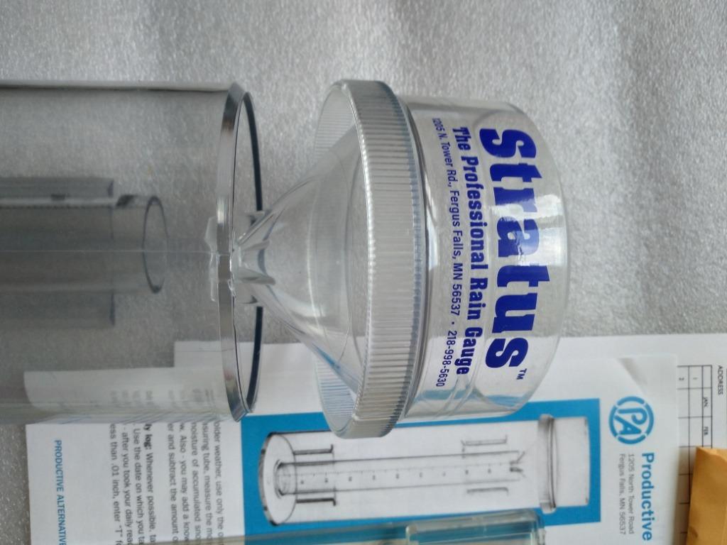 Rain Gauge, All Weather Rain Gauge, Funnel Rain Gauge, Precision Rain Gauge, US Model (Inches