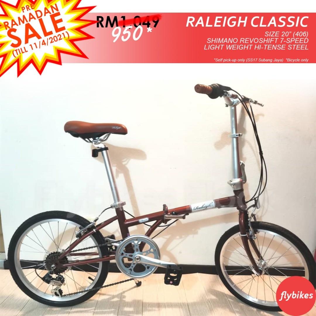 raleigh folding bike classic